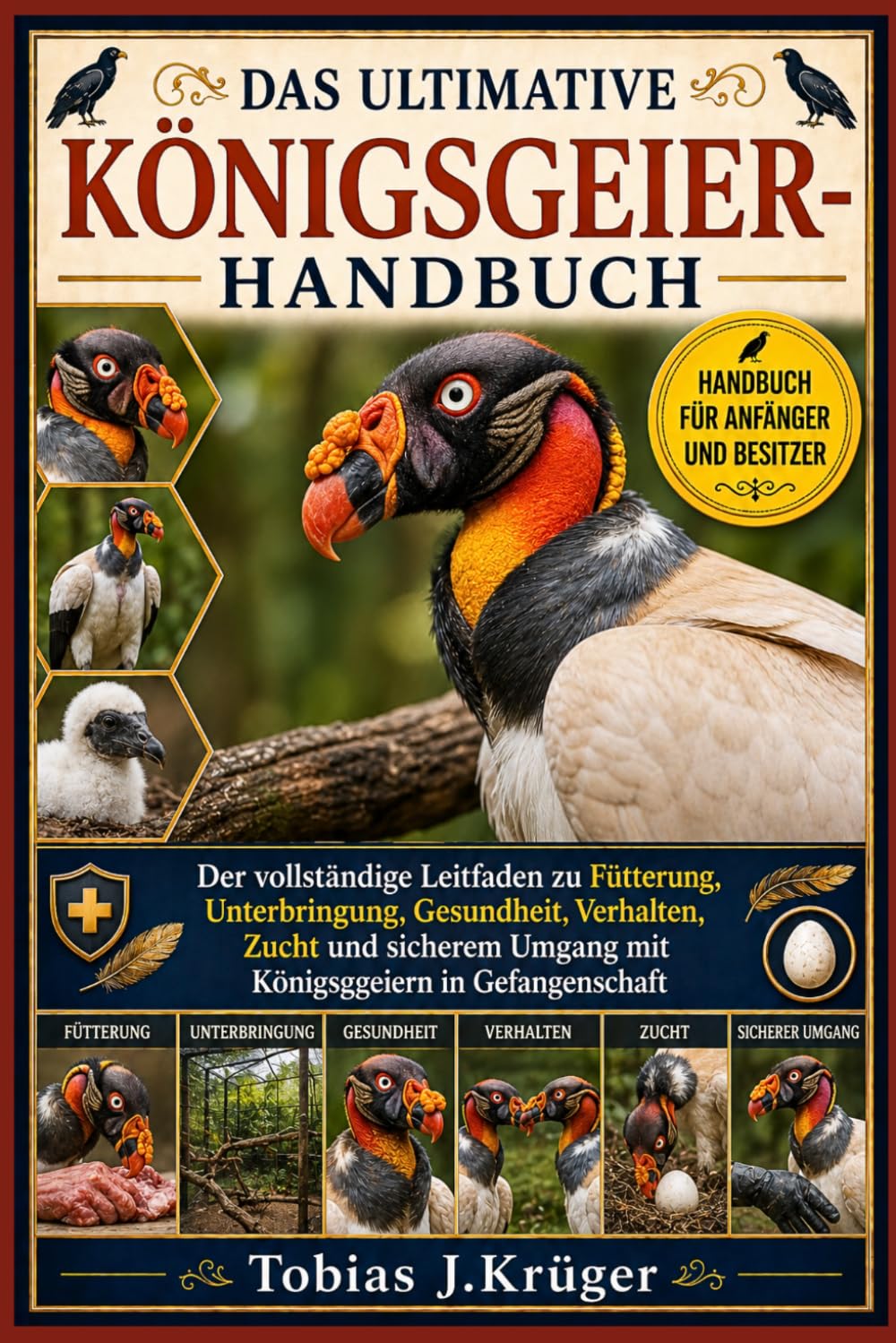 DAS ULTIMATIVE KÖNIGSGEIER-HANDBUCH: Der vollständige Leitfaden zu Fütterung, Unterbringung, Gesundheit, Verhalten, Zucht und sicherem Umgang mit Königsggeiern in Gefangenschaft