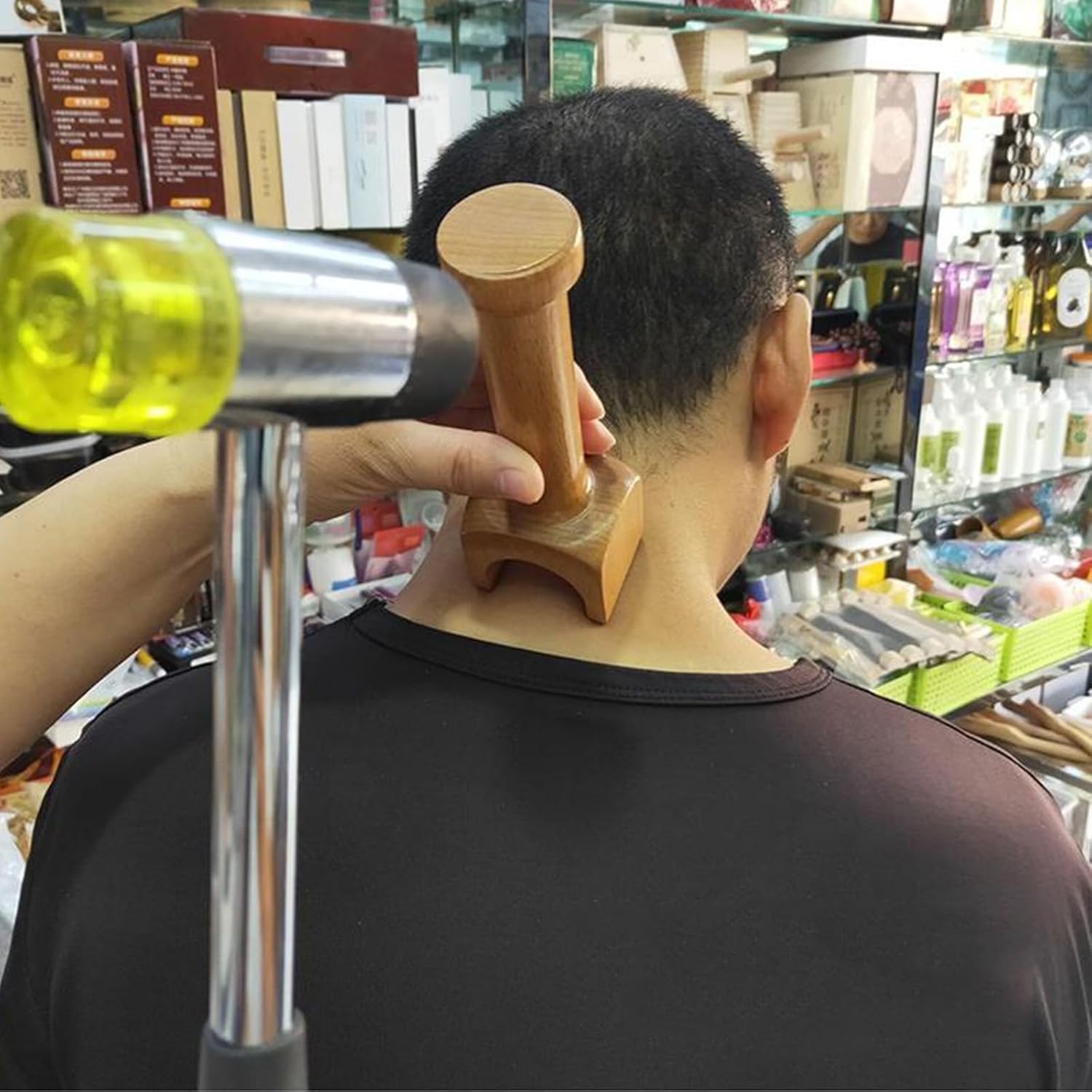 Chiropractic Adjustment Tools Hammer and Chisel, Acupuncture Point Therapy Back Massage Tool, Wedge Massager Deep Tissue Therapy, Tok Sen Tools