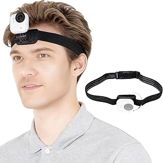 JJC Upgraded Go Ultra Headband Mount for Insta360 Go Ultra,Anti-Slip