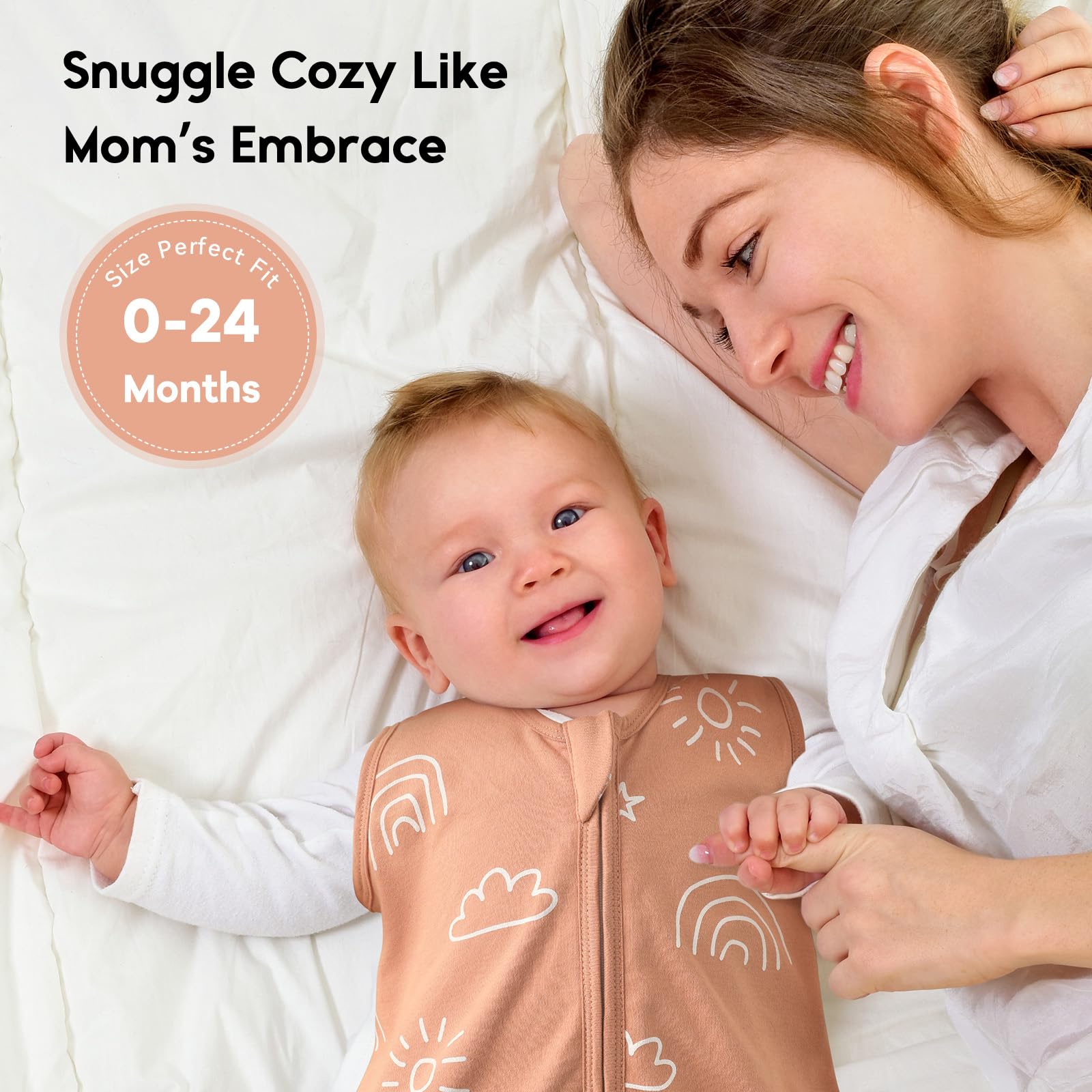 Yoofoss Baby Sleeping Bag 1.0 Tog - 12-18 Months 2 Pack Sleeping Bag Baby 100% Organic Cotton Sleep Sack for Newbron Infant Toddler Warm Soft — view 8
