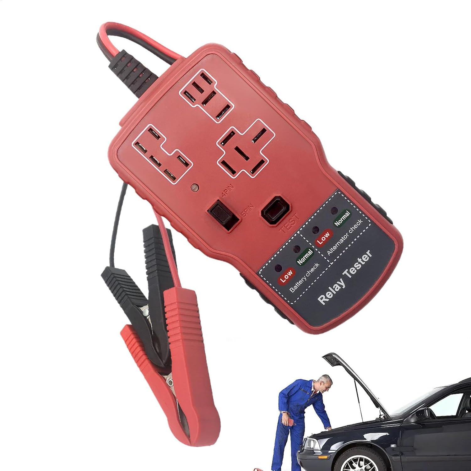 Narzędzie diagnostyczne przekaźnika, tester przekaźników motoryzacyjnych | Wielofunkcyjne akcesoria systemów elektrycznych, Automatyczne spraw
