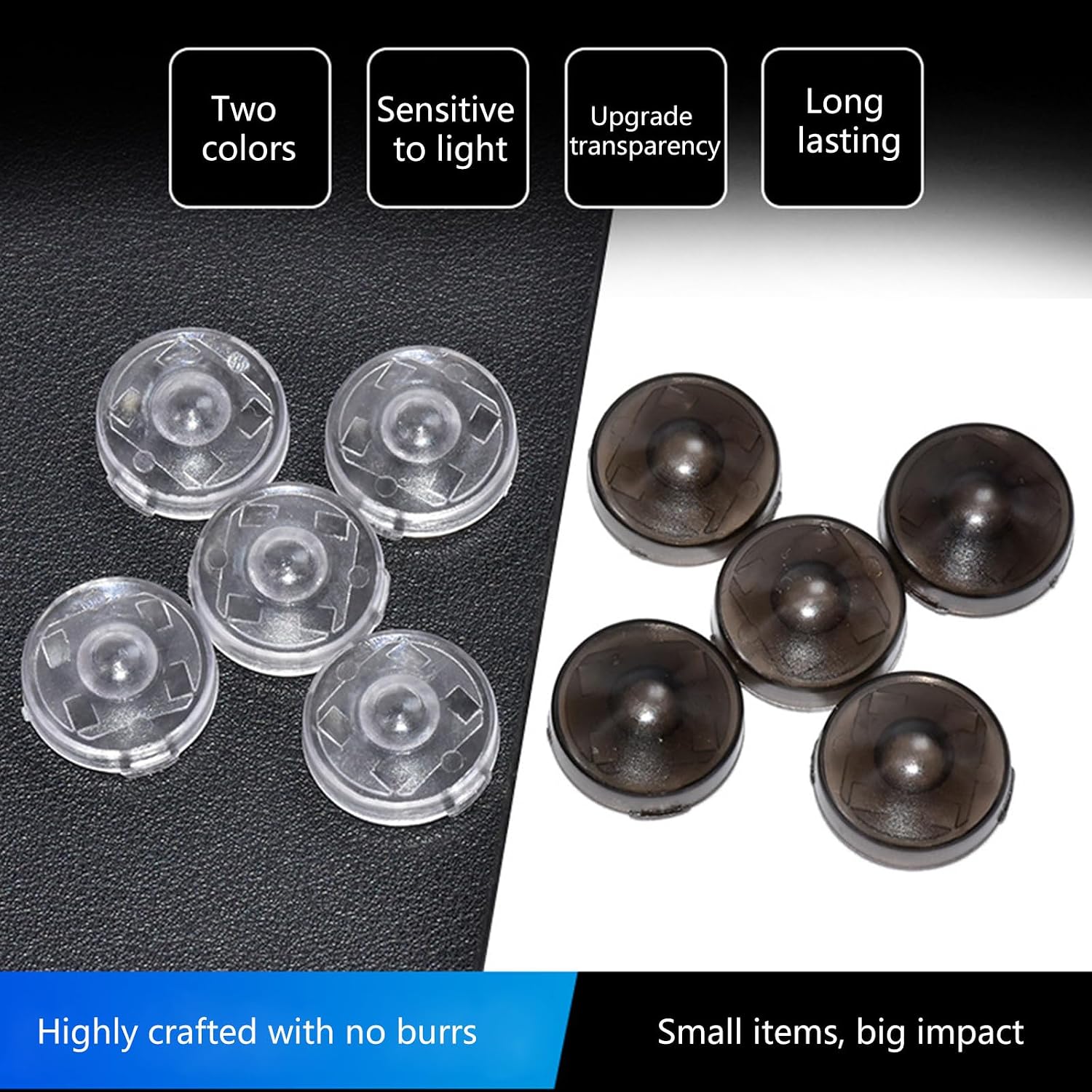 Automatic Headlight Sensors Cover Protector Cap Feature High Light Transmission for Easy Installation On Various Vehicle