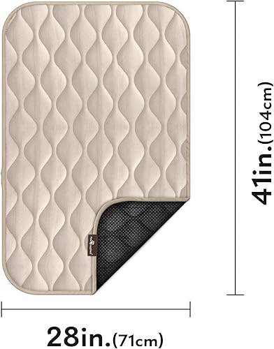 Miniatura 2 de Paw Inspired Alfombrillas acolchadas lavables para perros, almohadilla de 41 x 28 pulgadas, se adapta a perreras de 42 pulgadas, a prueba de fugas,