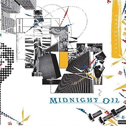 10 9 8 7 6 5 4 3 2 1 por Midnight Oil, capa do álbum
