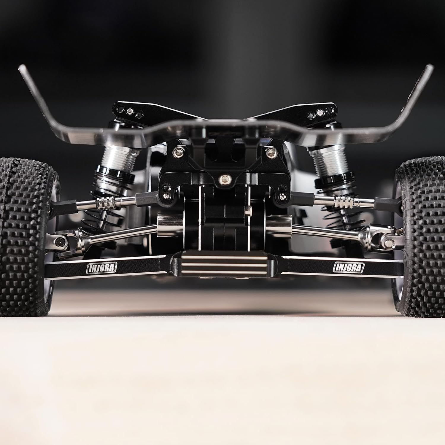 INJORA Stainless Steel U-Joint Drive Shaft, Axles, Wheel Hexes Set for Losi Micro-B Micro-T RC Upgrade