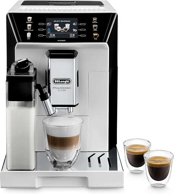 DeLonghi ECAM 550.65.W Ekspres Do Kawy, 1450 W, 2 L, Biały/Kremowy