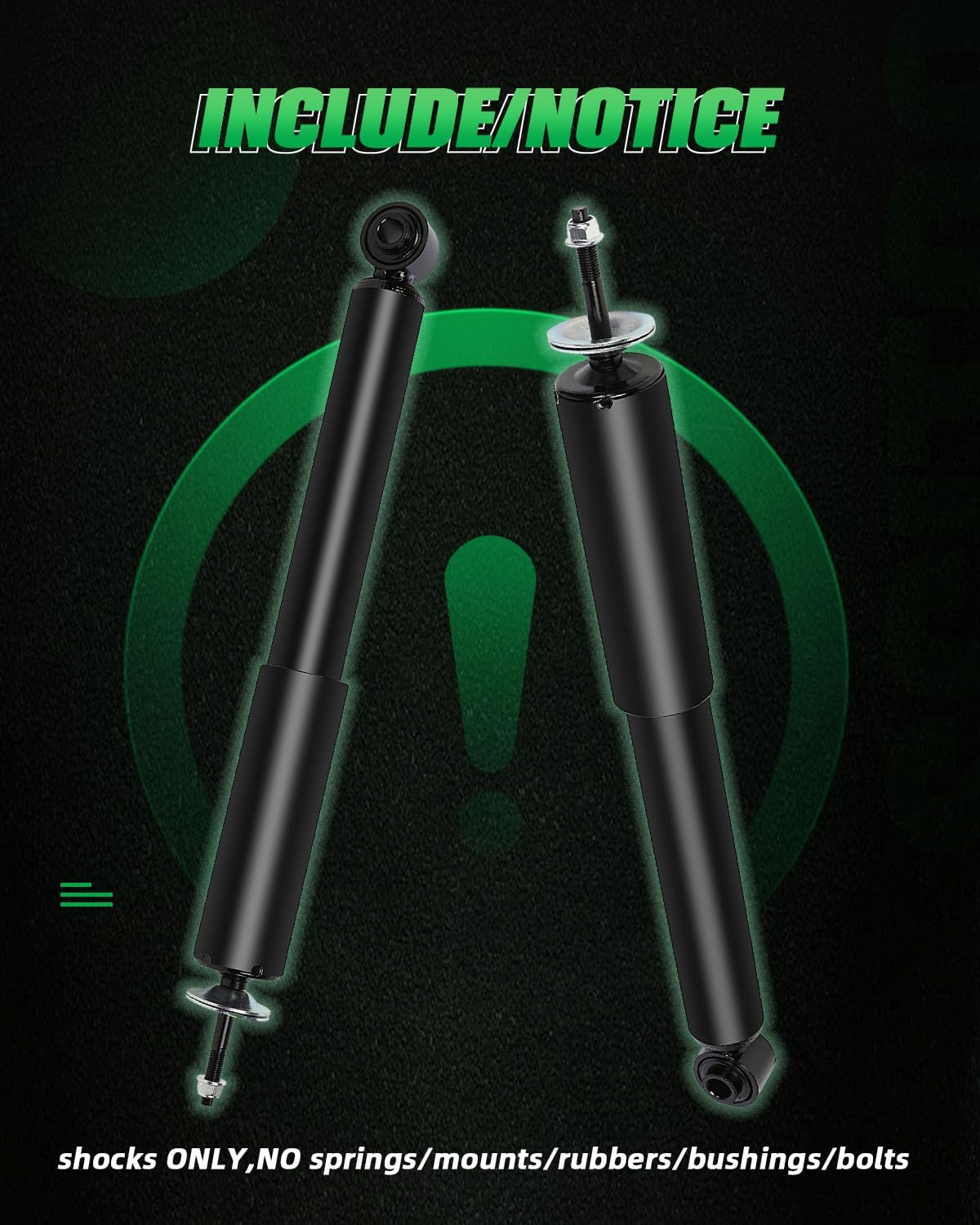 Shocks Struts,SCITOO Rear Shock Absorbers Fit for Chevrolet for Malibu 2004-2012,for Pontiac G6 2005-2010,for Saturn Aura 2007-2009 Strut Assembly accessory set of 2