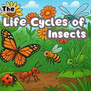 The Life Cycles of Insects: Discover the Fascinating Life cycle of Butterflies, Ladybugs, Dragonflies, and Ants for 4 to 7 years kids pre-k, kinder, 1st grade