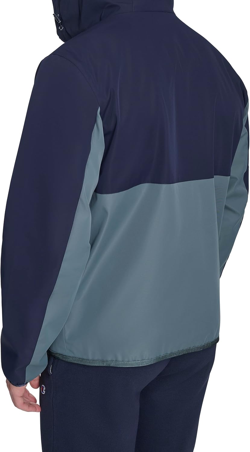 Champion Men's Performance Windbreaker Rain Jacket With Hood