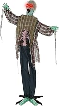 HOMCOM 170 cm Animated Halloween Zombie Life Size Halloween Decoration
