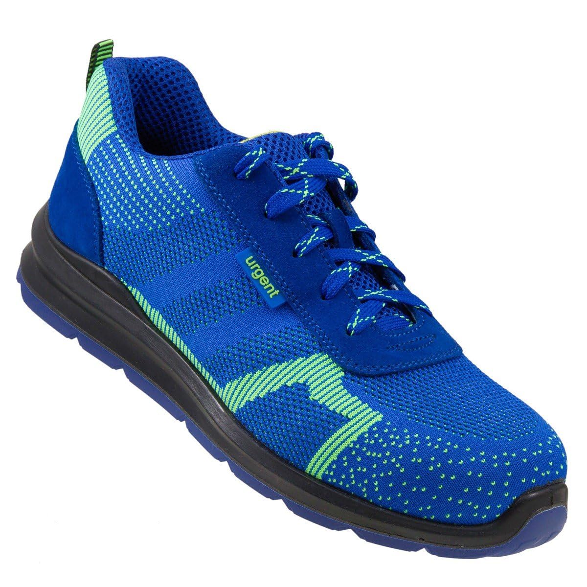 Urgent 242 S1 buty robocze, półbuty ochronne, sportowe, z siateczki, antystatyczne, oddychające, antypoślizgowe, niebieski, 42 EU