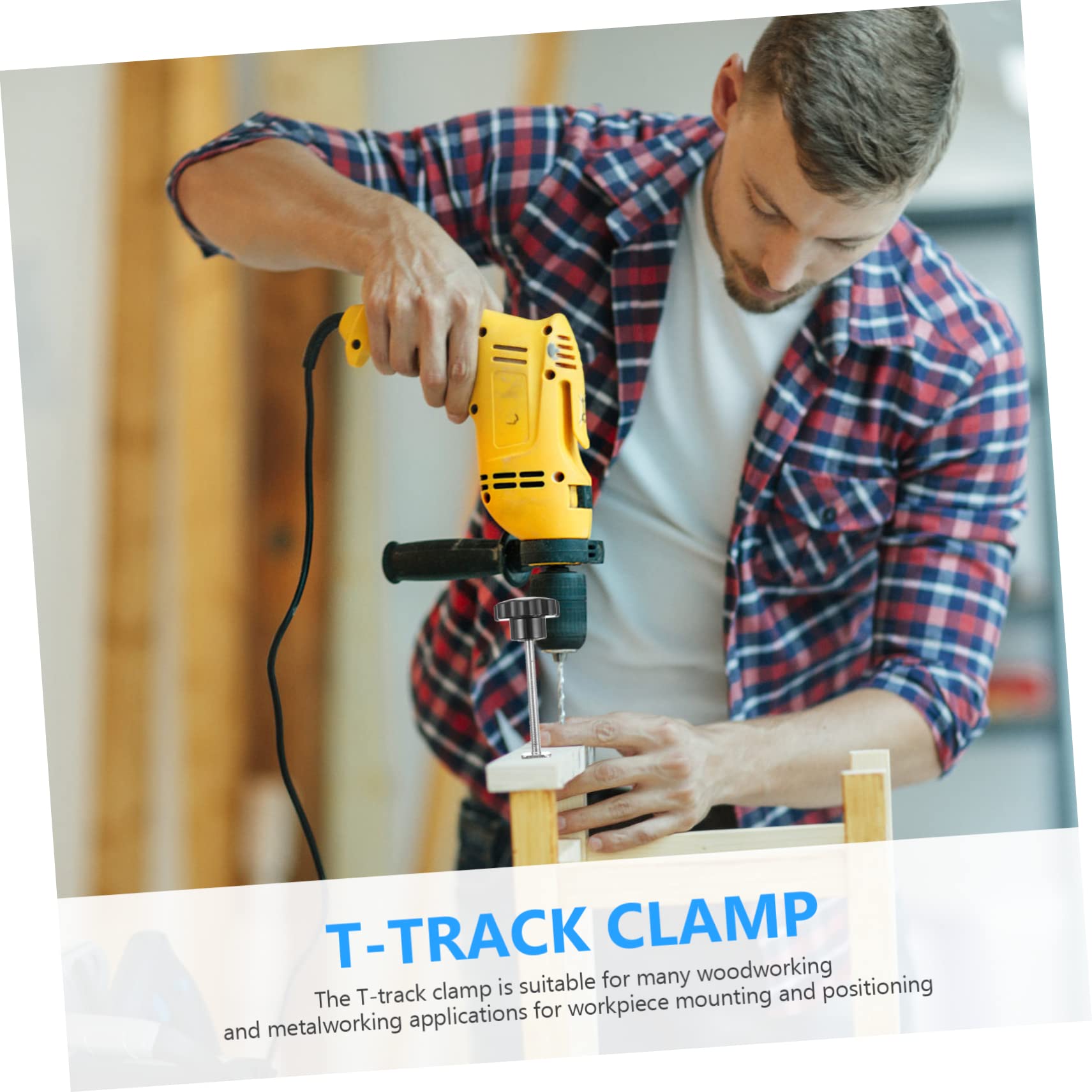 BUTIFULSIC 2 Sets T Screw Dish Drying Rack Router Jig Woodworking Clamps Quick Release Clamp Mini Hold down Clamp Kit Cnc Router Clamp Quick Acting Hold down Clamp T Slot Clip Plastic Black