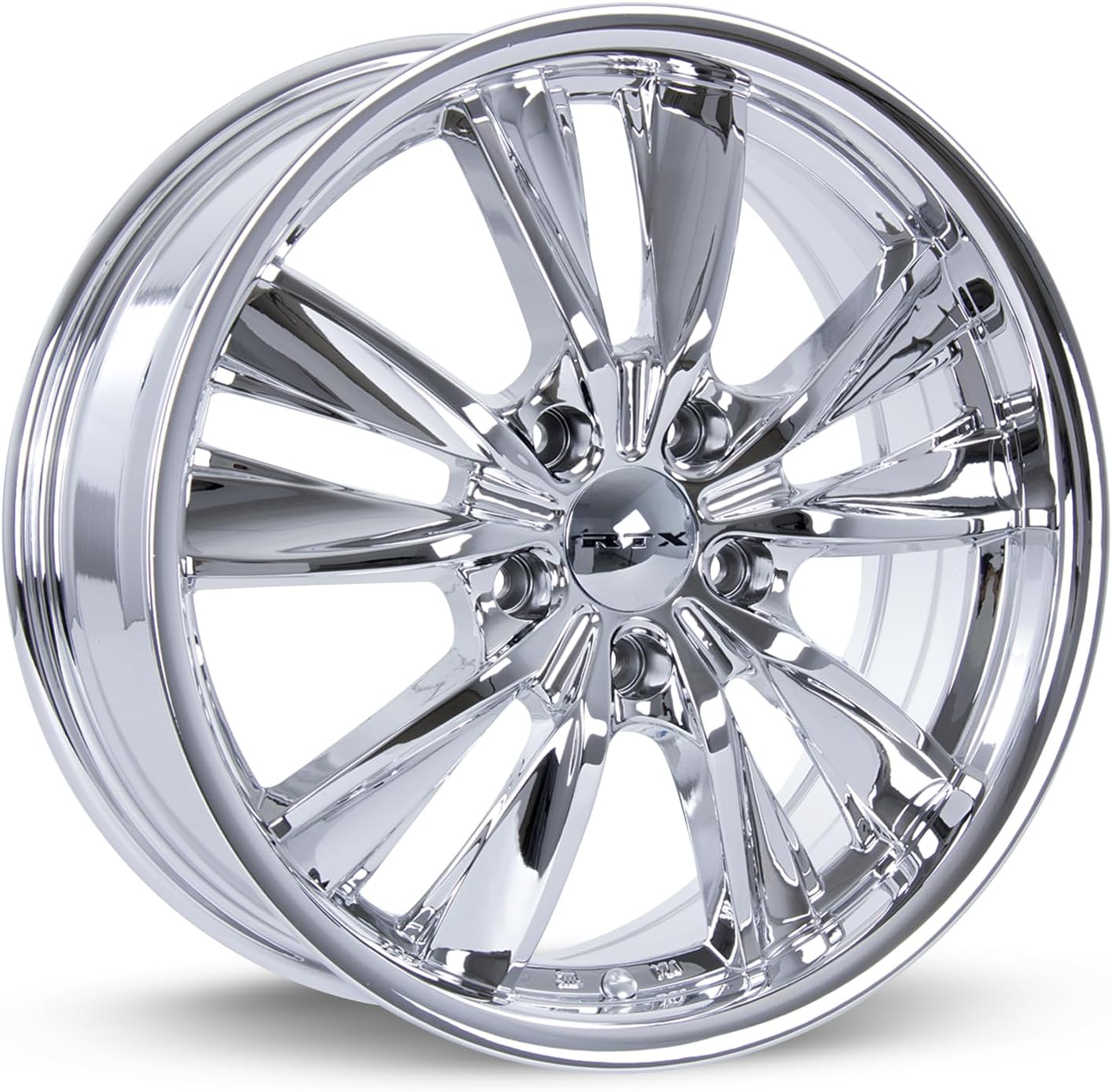RTX TWIST Custom Wheel - 17x7, 40 Offset, 5x114.3 Bolt Pattern, 73.1mm Hub - Chrome Rim