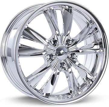 RTX TWIST Custom Wheel - 17x7, 40 Offset, 5x114.3 Bolt Pattern, 73.1mm Hub - Chrome Rim
