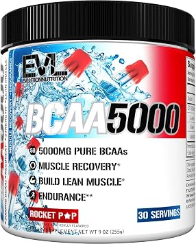 Evlution BCAAs Amino Acids Powder - BCAA Powder Supplement Post Workout Recovery Drink and Stim Free Pre Workout Energy - Branched Chain Amino Acids Supplement for Men & Women