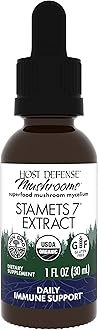 Stamets 7 Extract - 7 Species Blend - Mushroom Supplement for Immune Support with Royal Sun Blazei, Cordyceps, Reishi, Maitake, Lion's Mane, Chaga & Mesima - 1 fl oz (30 Servings)*