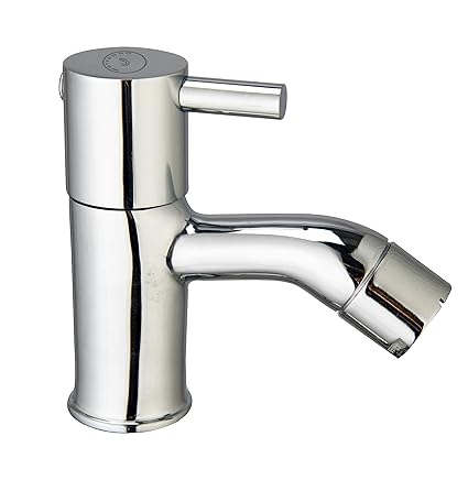 WATERMAN Aria Pillar Tap Faucet (1 Pc) Brass Body Chrome Finish Deck Mount Water Taps for Kitchen, Bathroom, Sink, Wash Basin, Toilet
