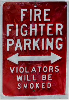 3D Rose Fire Fighter Parking Towel, 15" x 22"