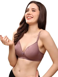 Floret Women's Convertible-Straps T-Shirt Bra Lightly Padded & Non-Wired Medium Coverage Bra Price In India