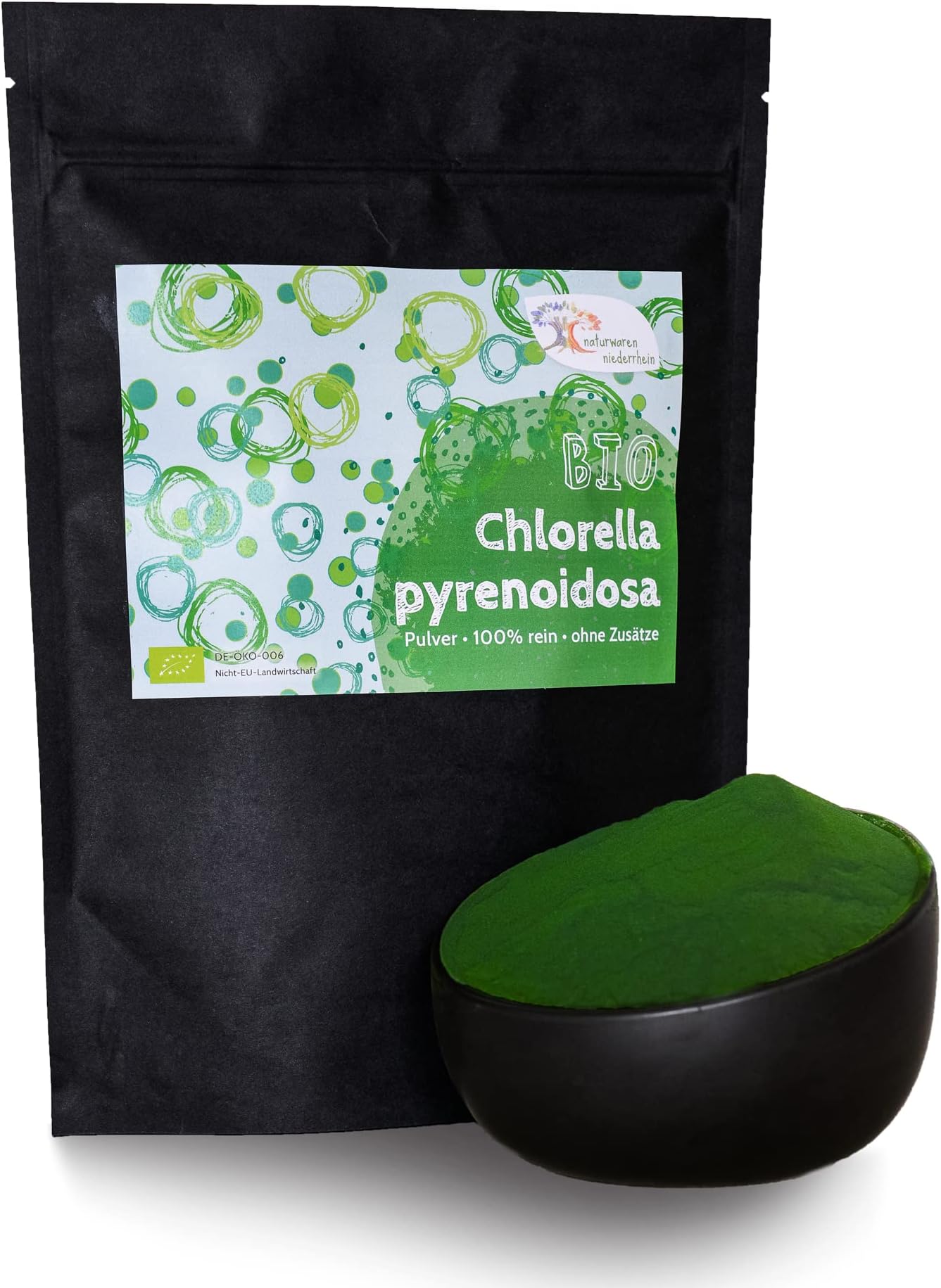Aspermuehle Organic Chlorella Pyrenoidosa Powder - Certified Naturland 250g