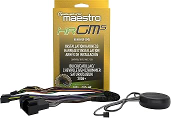 Idatalink Maestro Compatible with GM Vehicles 2006+ HRN-HRR-GM5 Plug and Play Harness - Headunit Adapter Ready
