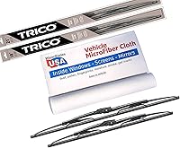 Vista 24 de WiperBladesUSA Juego de limpiaparabrisas compatible con Toyota Corolla 2013 (juego de 2) limpiaparabrisas