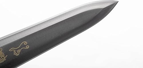 Miniatura 4 de Espada medieval, lista para la batalla, espiga completa, afilada, cuchillo, vaina, animal