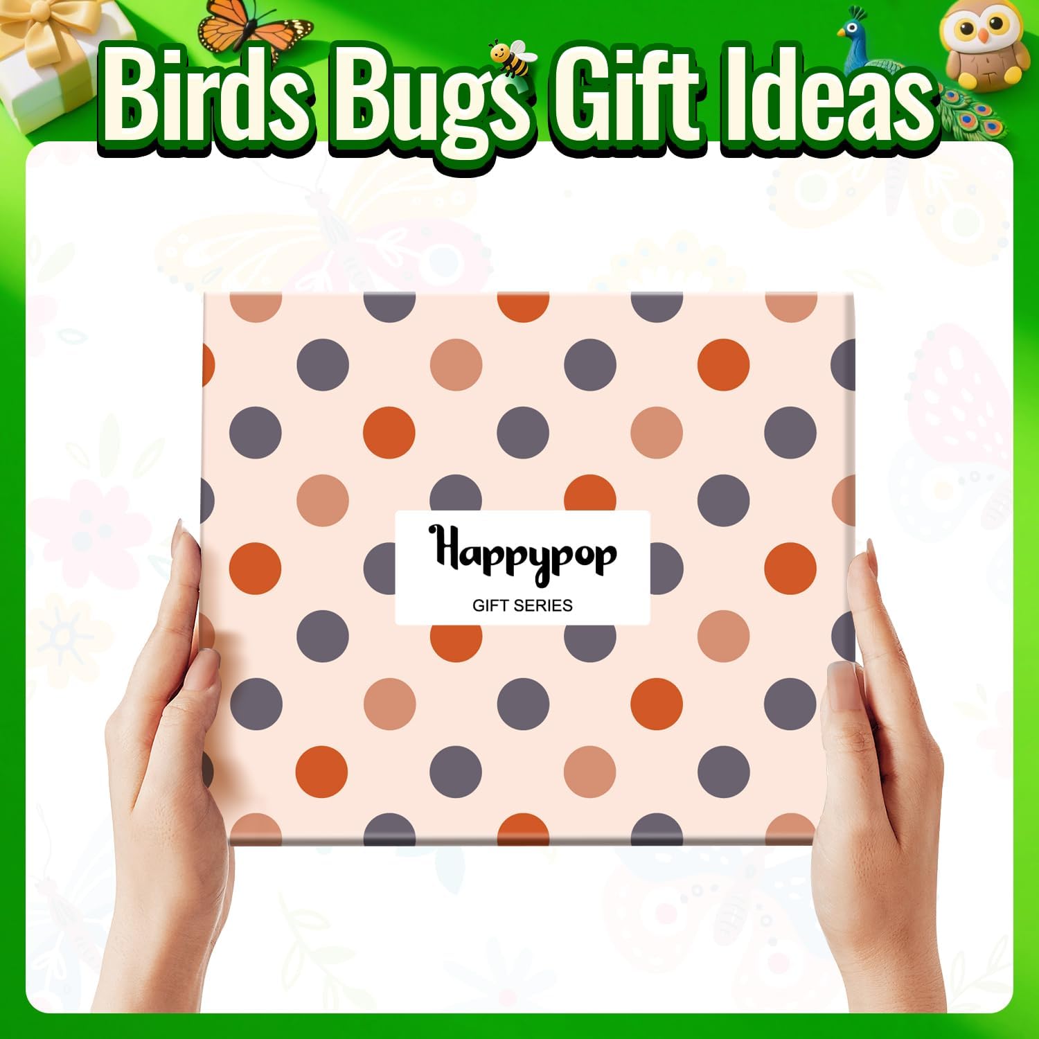 HAPPYPOP Gifts for Bird Lovers - Hummingbird Pigeon Peacock Owl Cardinal Butterfly Socks - Image 4