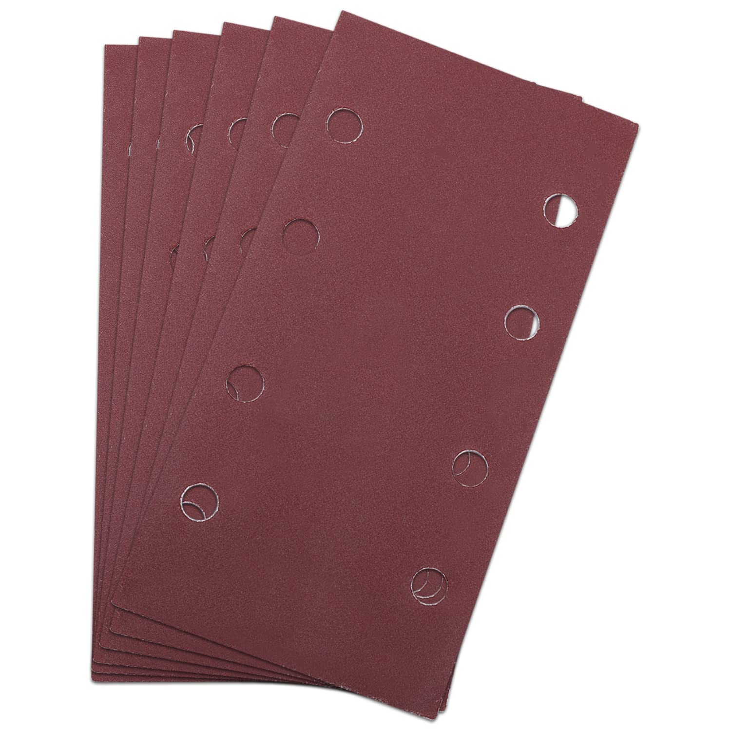 Utoolmart 150 Grit Sanding Sheet Sander Sandpaper Hook and Loop Pads 8 Hole 15pcs
