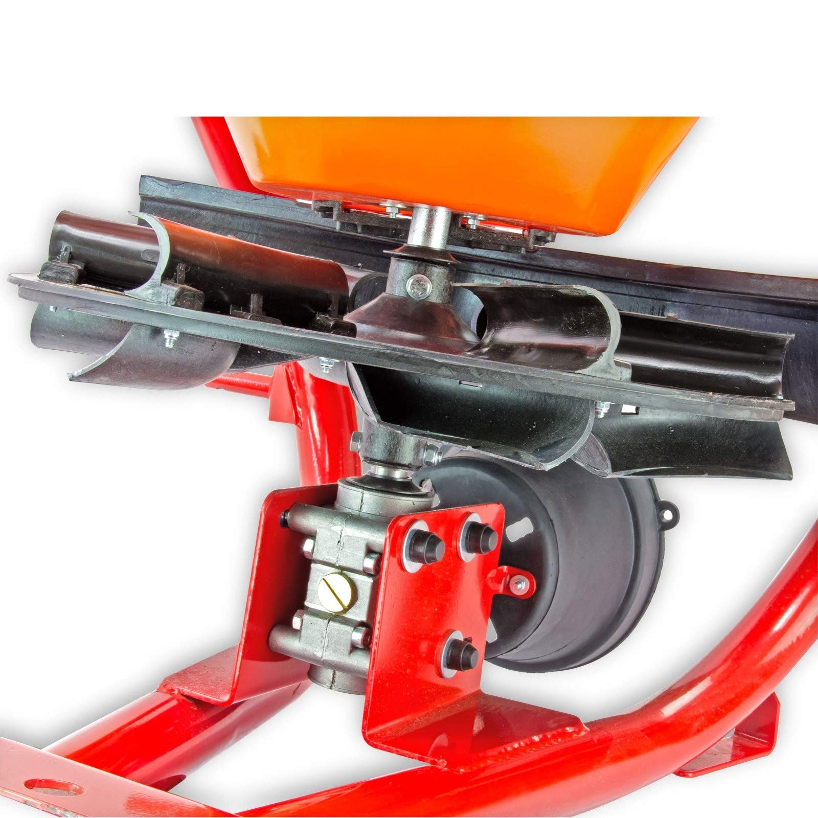 DEMA Traktor Düngerstreuer 300L – Streugerät, Anhänger, Saatgutstreuer – Kat. 1+2, Zapfwellenantrieb, robust – für Salz, Dünger, Streubehälter