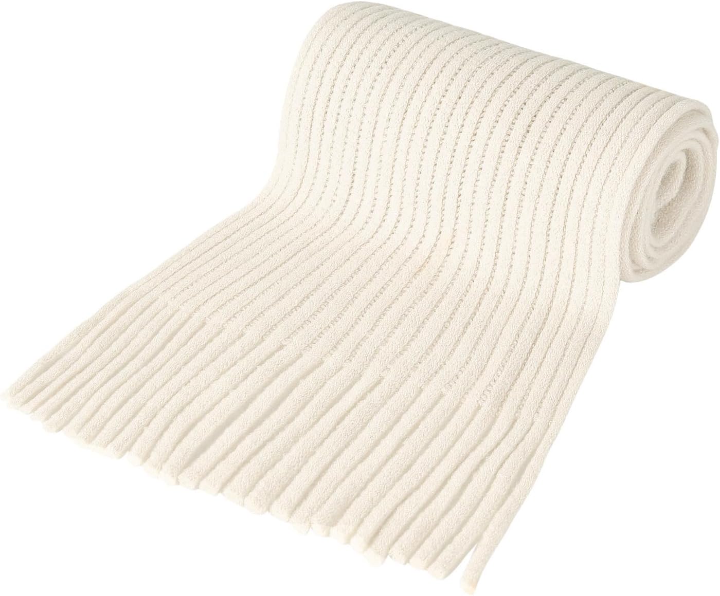 Kids Knit Scarf Winter Fashion Solid Color Toddler Baby Scarves Neck Warmer Tassel Scarf for Boys Girls - Image 3