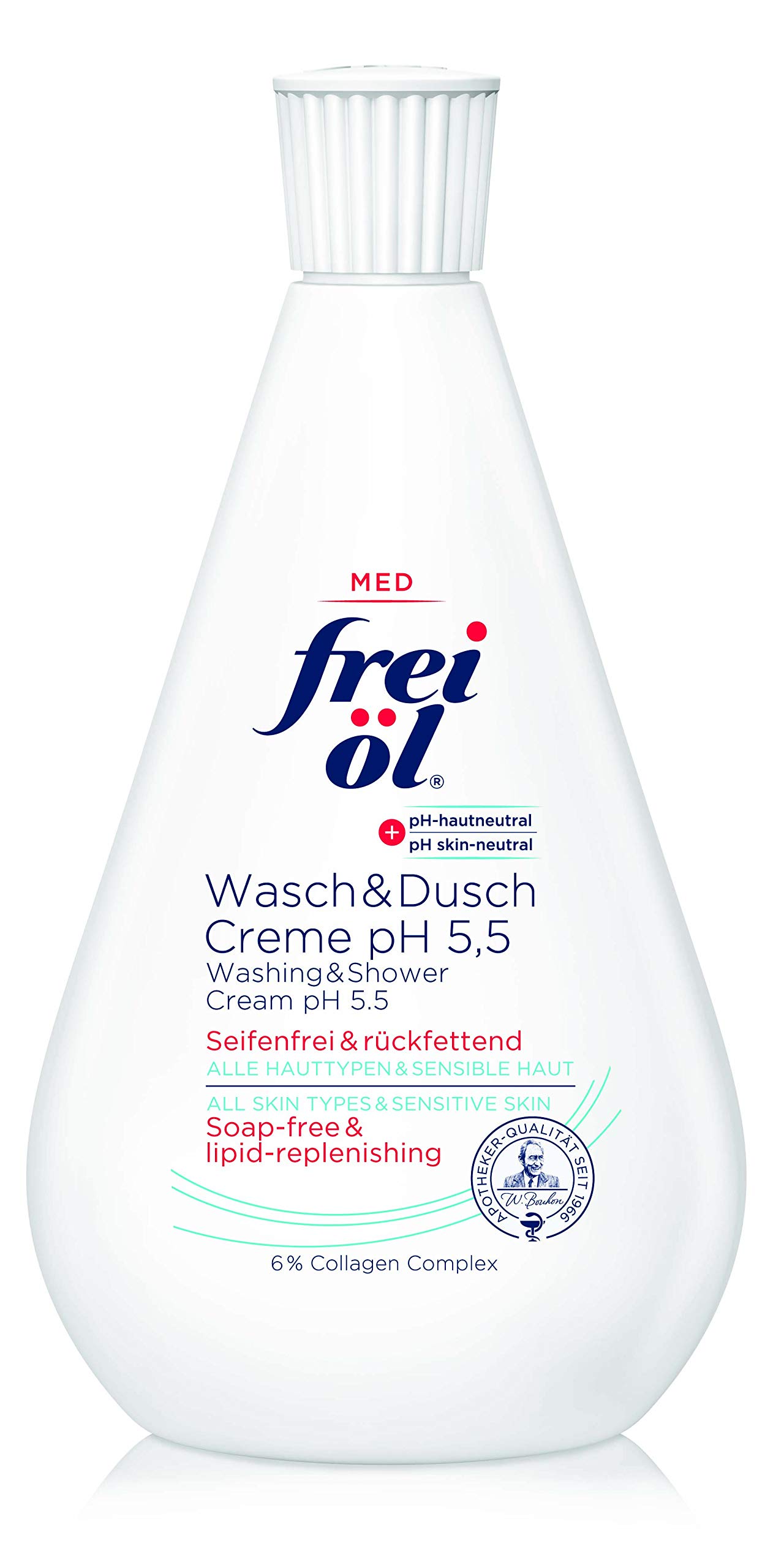 frei ölOel Wasch und Dusch Creme (Wash and Shower Cream) pH 5.5 500ml wash