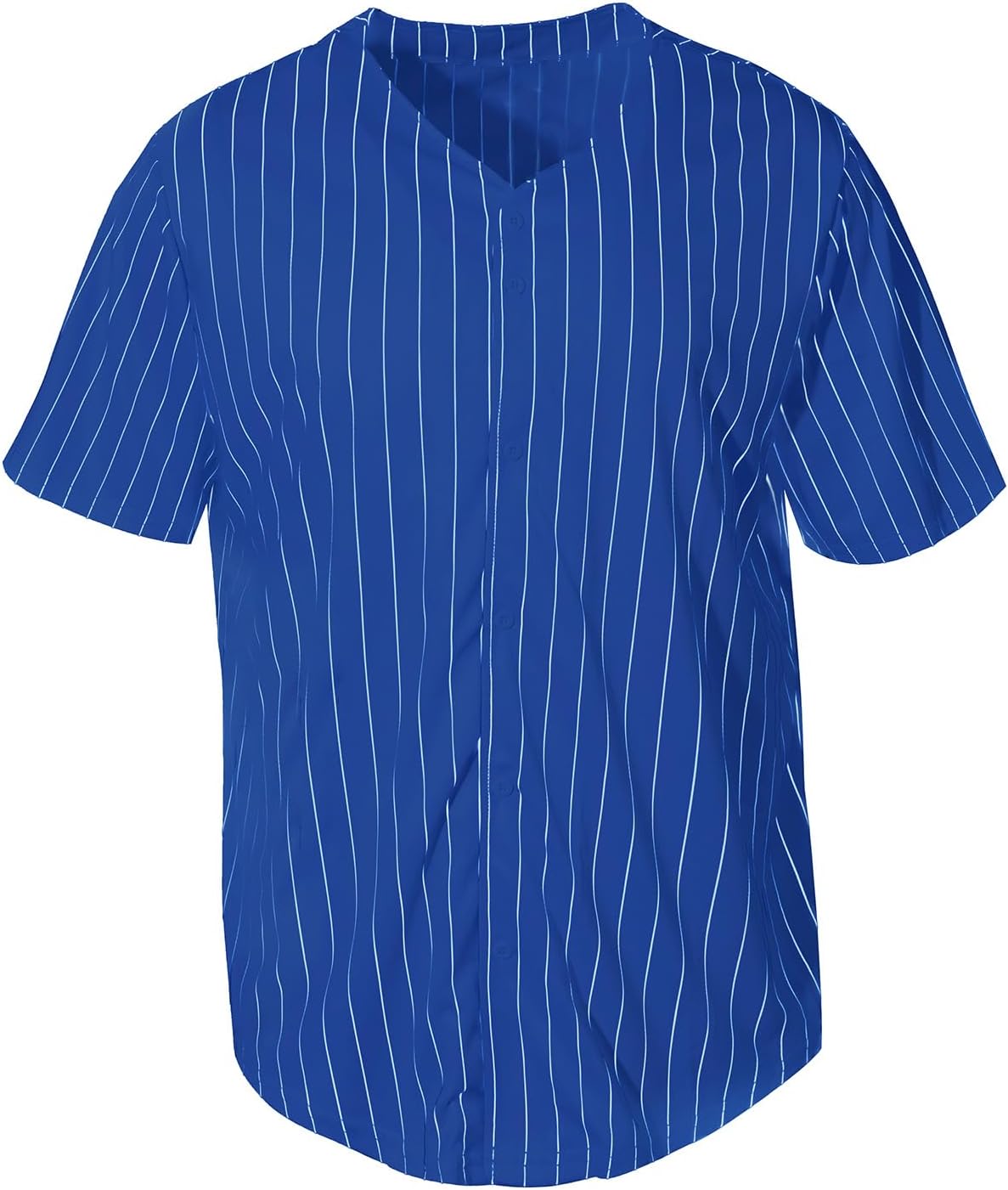 Yuji Itadori Men's Baseball Jersey Striped Short Sleeve Shirt V Neck Tops Button Down Tee Shirts Sports Clothes S-4XL