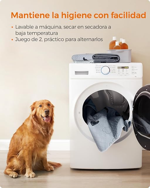 Foto 7 de 8 de Feandrea Empapadores Alfombras Lavables para Perros, 2 Pieza, 182.9 x 182.9 cm