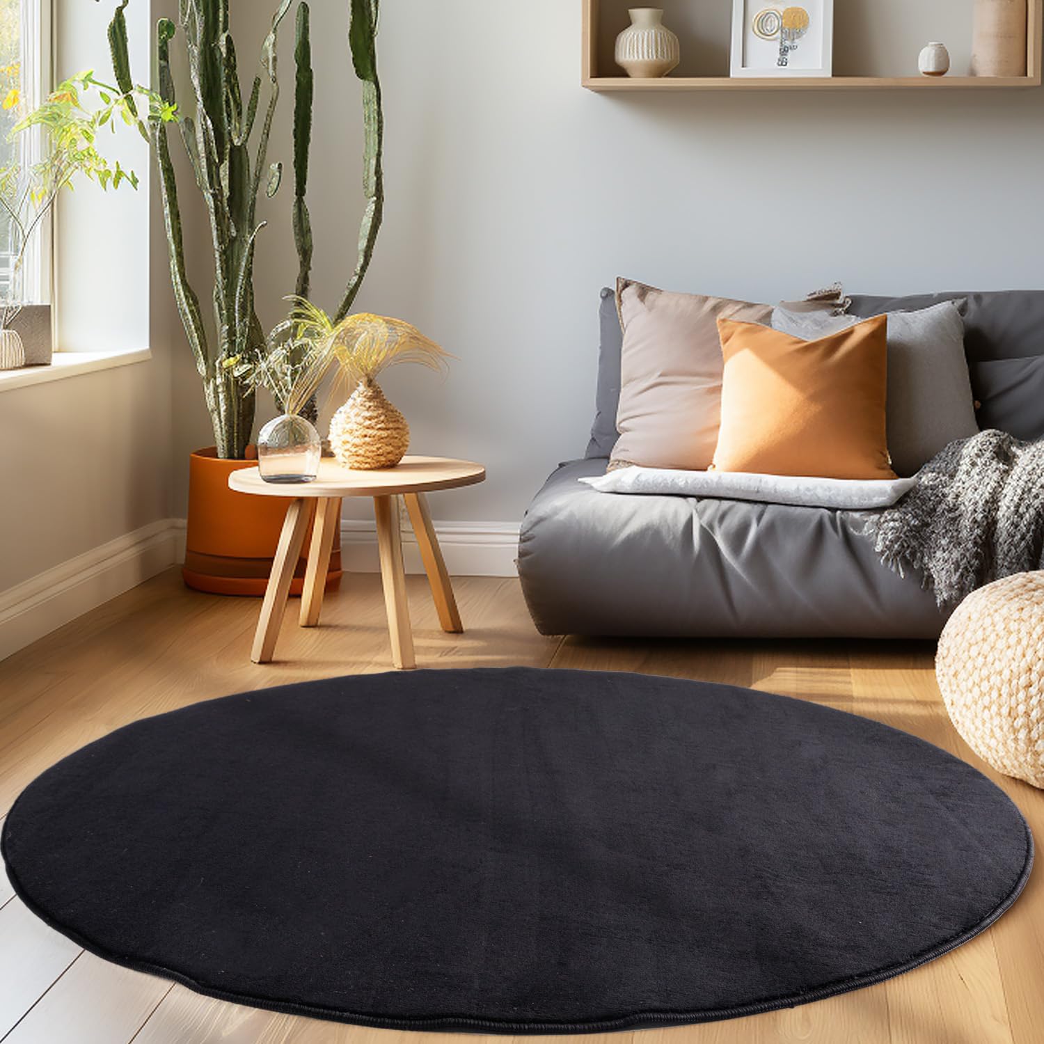 HomebyHome Teppich Wohnzimmer Waschbarer Teppiche Moderne Design - Küchenteppich Waschbar Extra Weich Flauschiger Kleiner Teppiche für Schlafzimmer Kinderzimmer