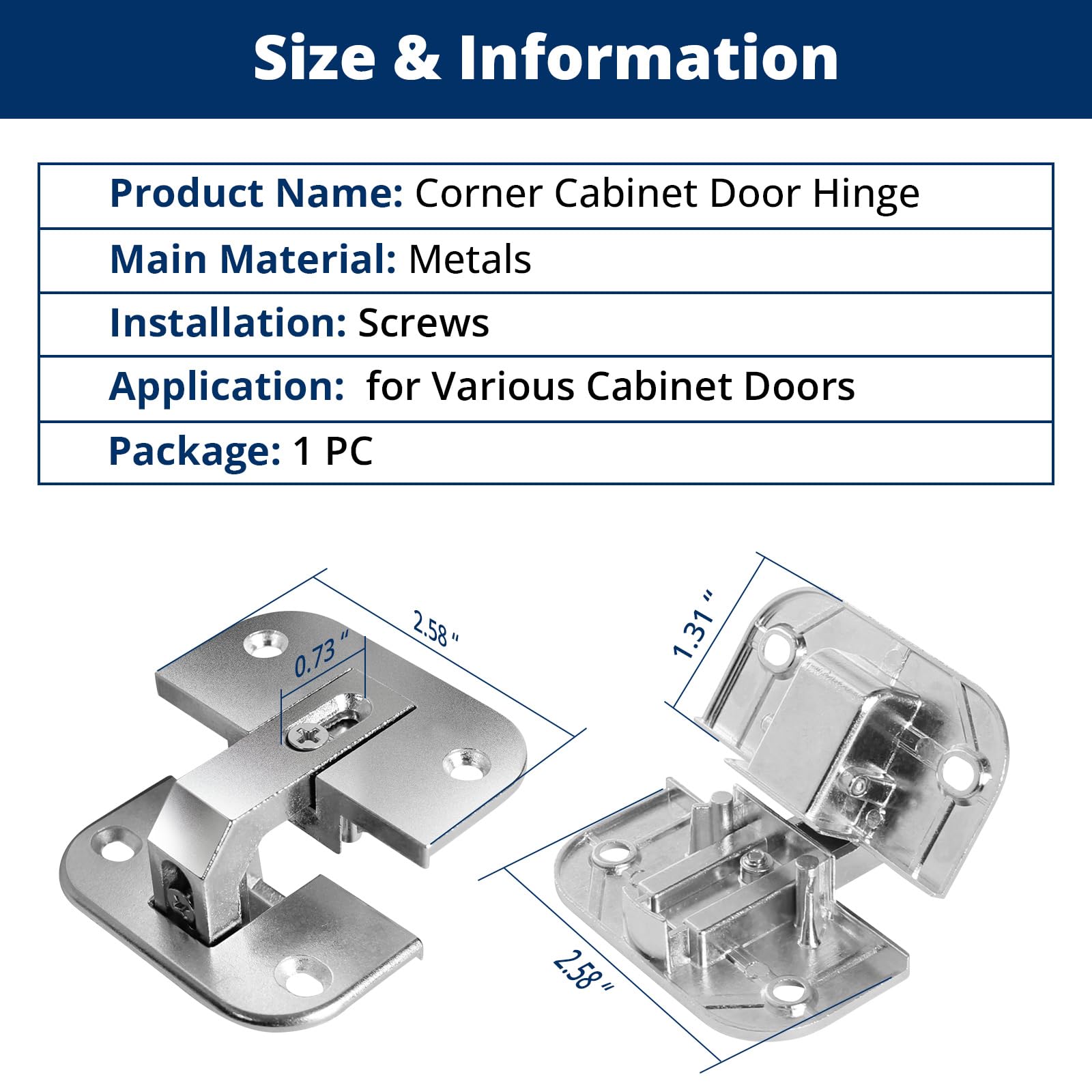 Lazy Susan Hinge Replacement Lazy Susan Hardware Adjustable Concealed ...