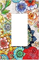 Vista 22 de Placa de pared dúplex de receptáculo de dispositivo de 1 gang de madera envejecida blanca gris con veta de tablón, cubierta de enchufe eléctrico