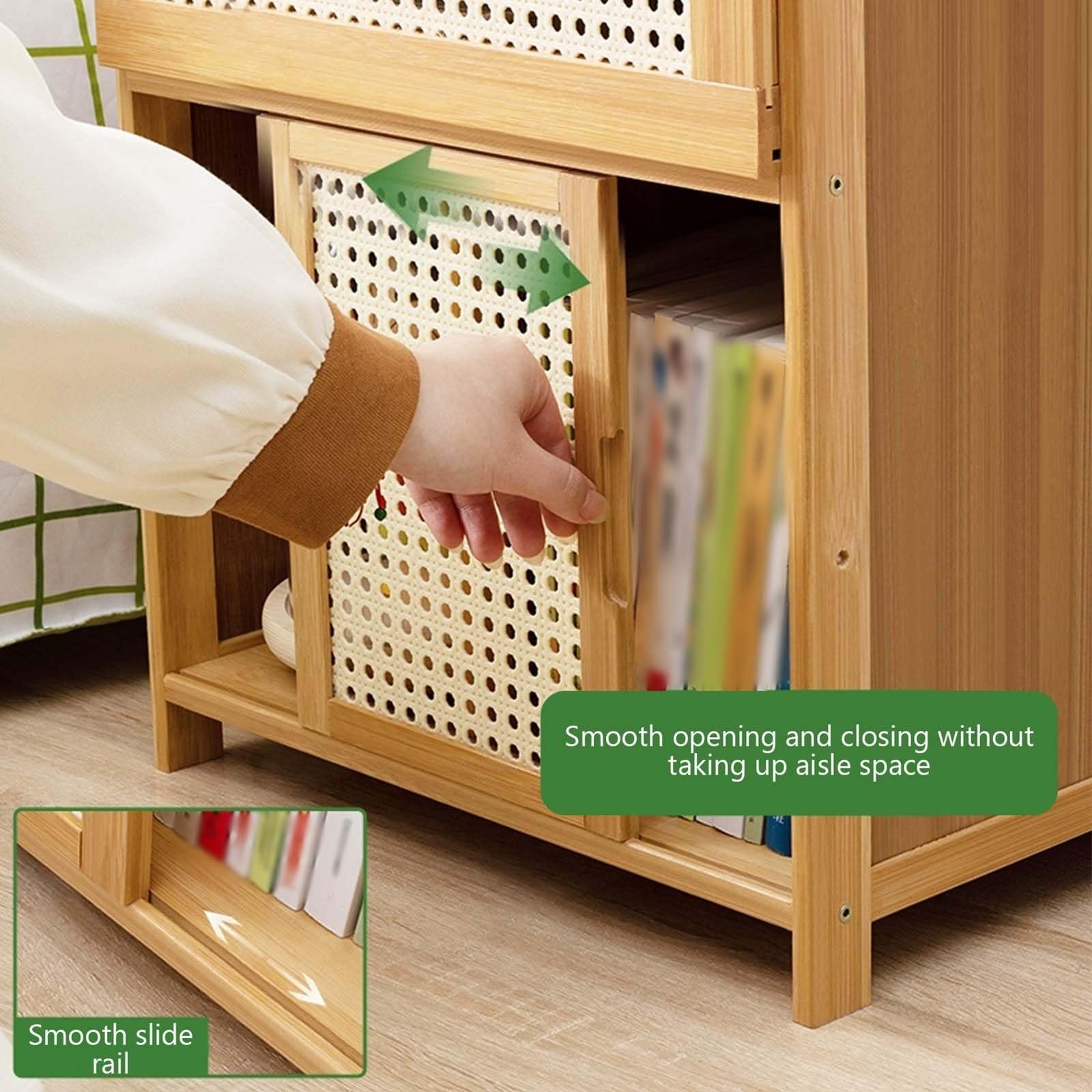 Comodini Piccolo Verticale, Comodino Camera da Letto | Tavolino Moderno e Minimalista per Camere da Letto, Dormitori e Piccoli Spazi