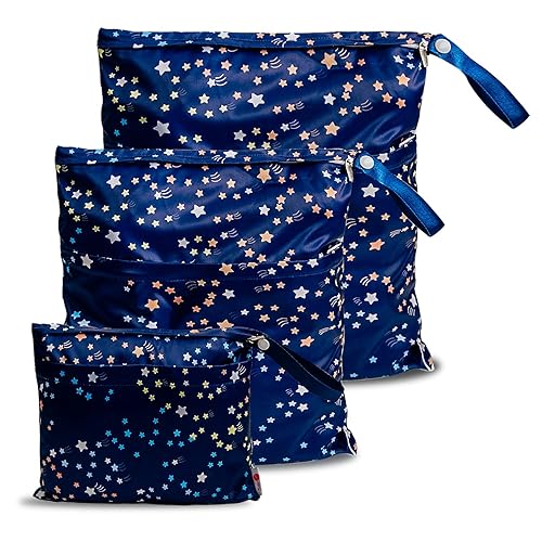Miniatura 7 de Joyo roy Bolsa húmeda para pañales de tela, bolsas húmedas y secas para piezas de extractor de leche, bolsa impermeable para viajes, bolsas de