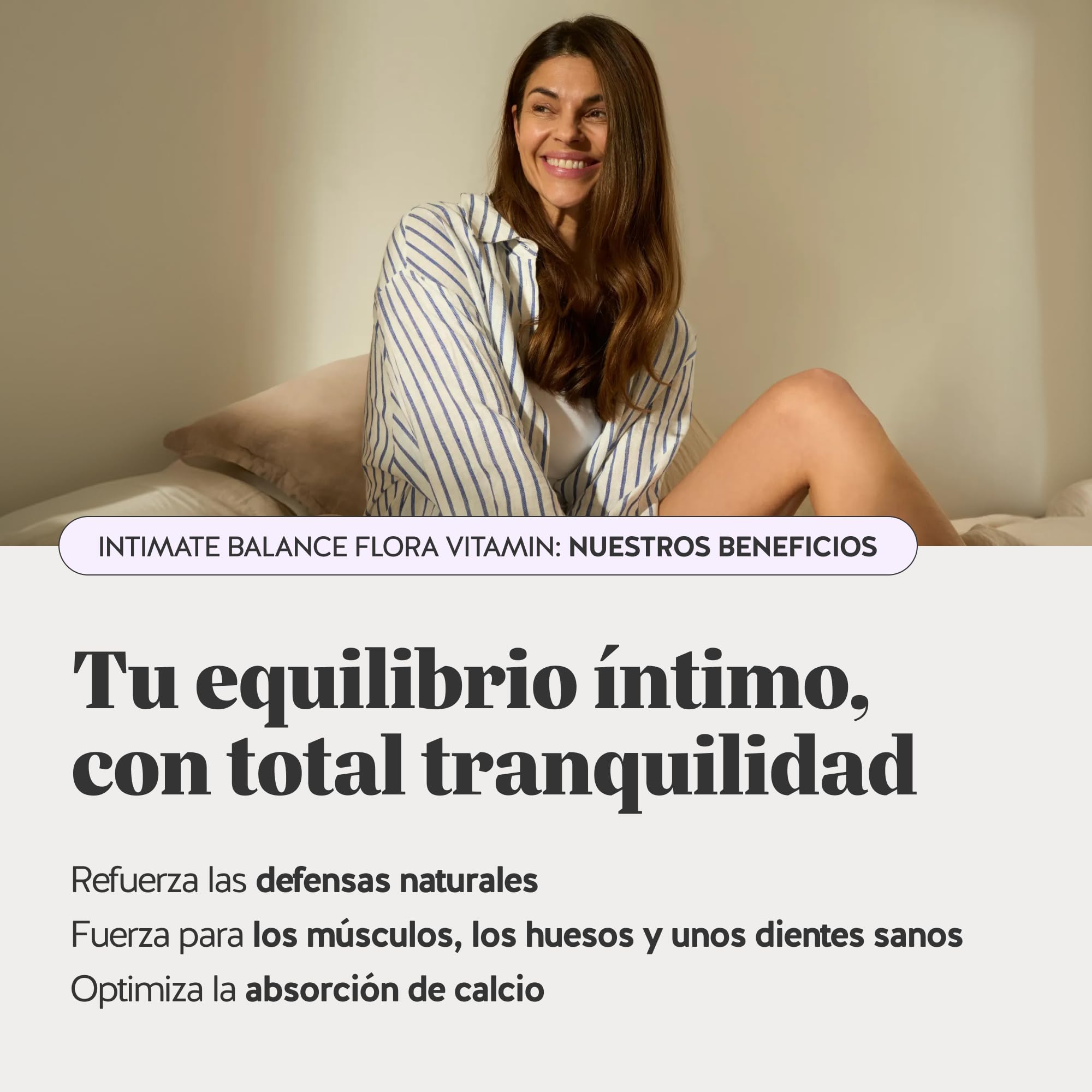 Intimate Balance Flora Vitamin – Bienestar Íntimo – con Vitamina B2 (Riboflavina) y Vitamina C - Multivitaminas – 90 unidades (3 meses) – Sin azúcares añadidos, Vegano – Bears with Benefits