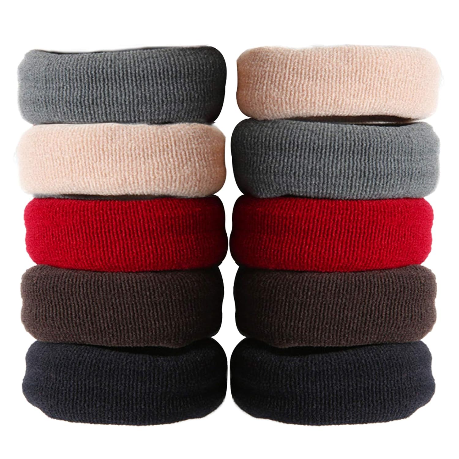 Tioolioo Large Hair Ties Hair Bands Hair Elastic Thick