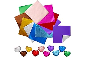 Stockroom Plus Colored Aluminum Foil Wrappers for Candy and Chocolate