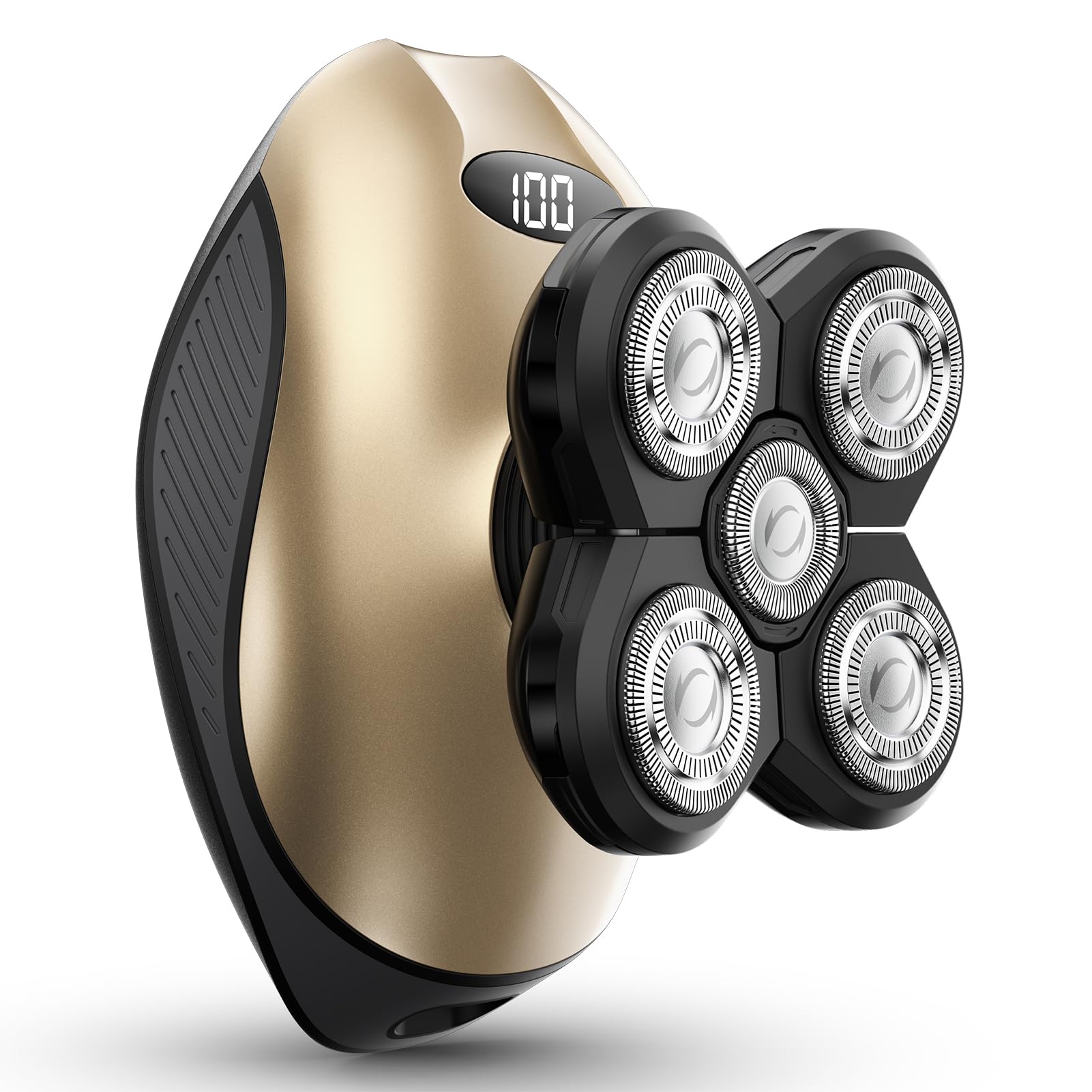 Head Shavers for Bald Men, 5 in 1 Electric Razor IPX7 Waterproof for Bald Men, 5D Rotary Shaver