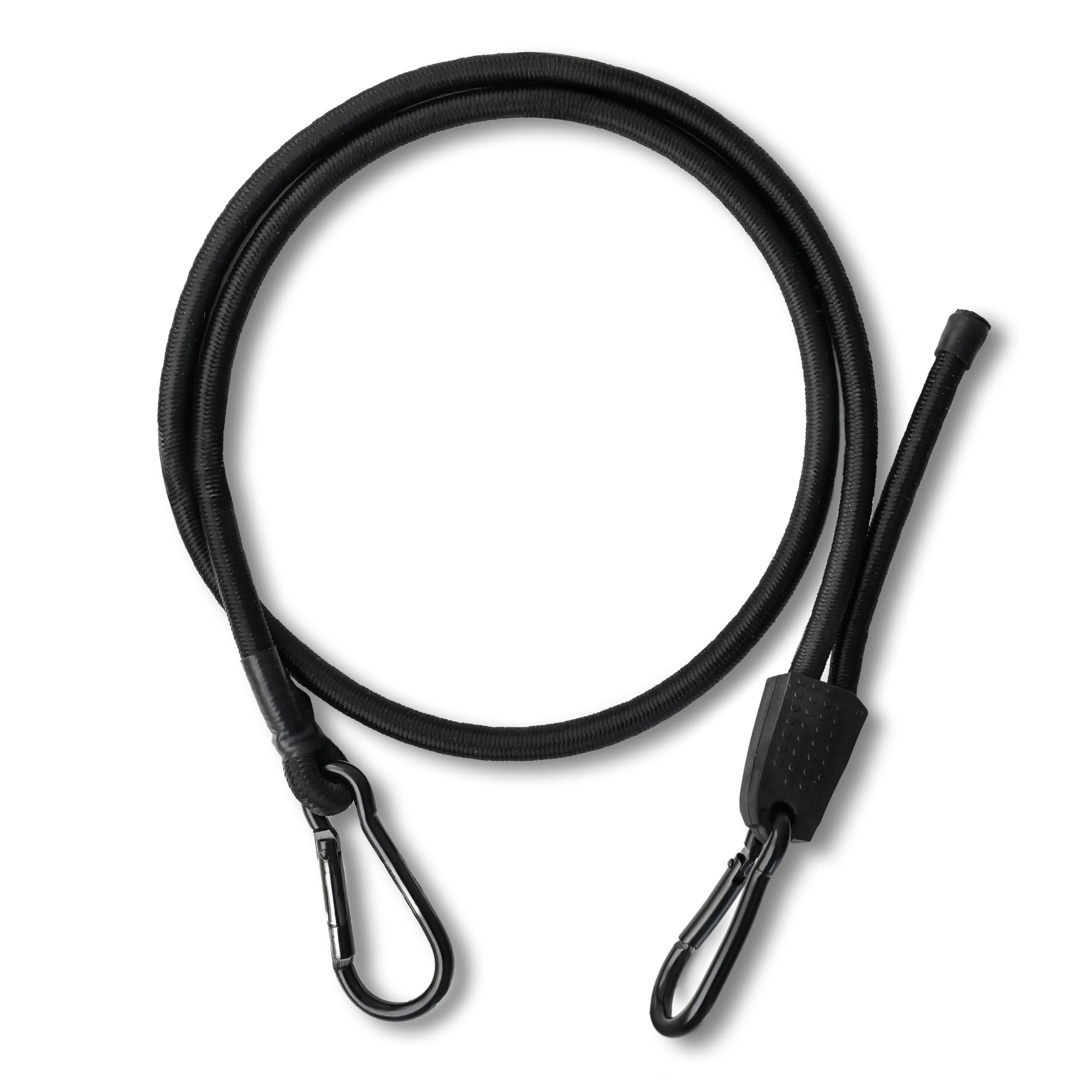 Mtrail 調節式 カラビナフック ゴムバンド 20cm～100cm 4本セッ…