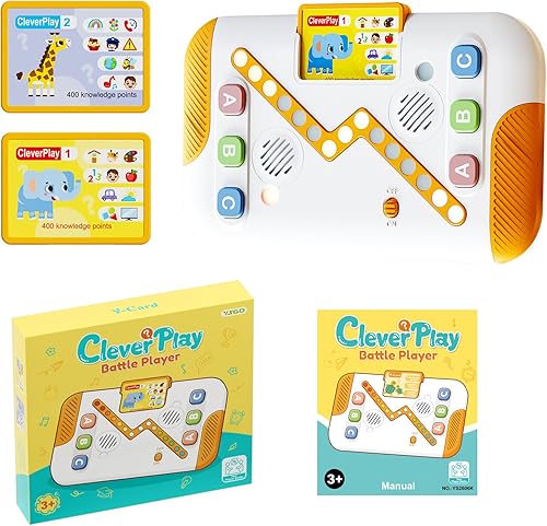 Educational Toys for Kids 3-6 Years Old, Interactive Quiz Battle Game with 800 Q