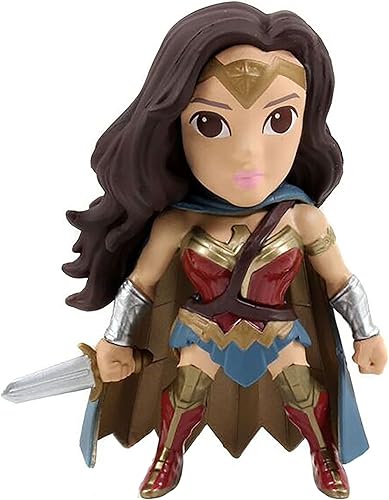 Jada Metals Batman V Superman - Figura de película de 4 pulgadas, Wonder Woman (M3)