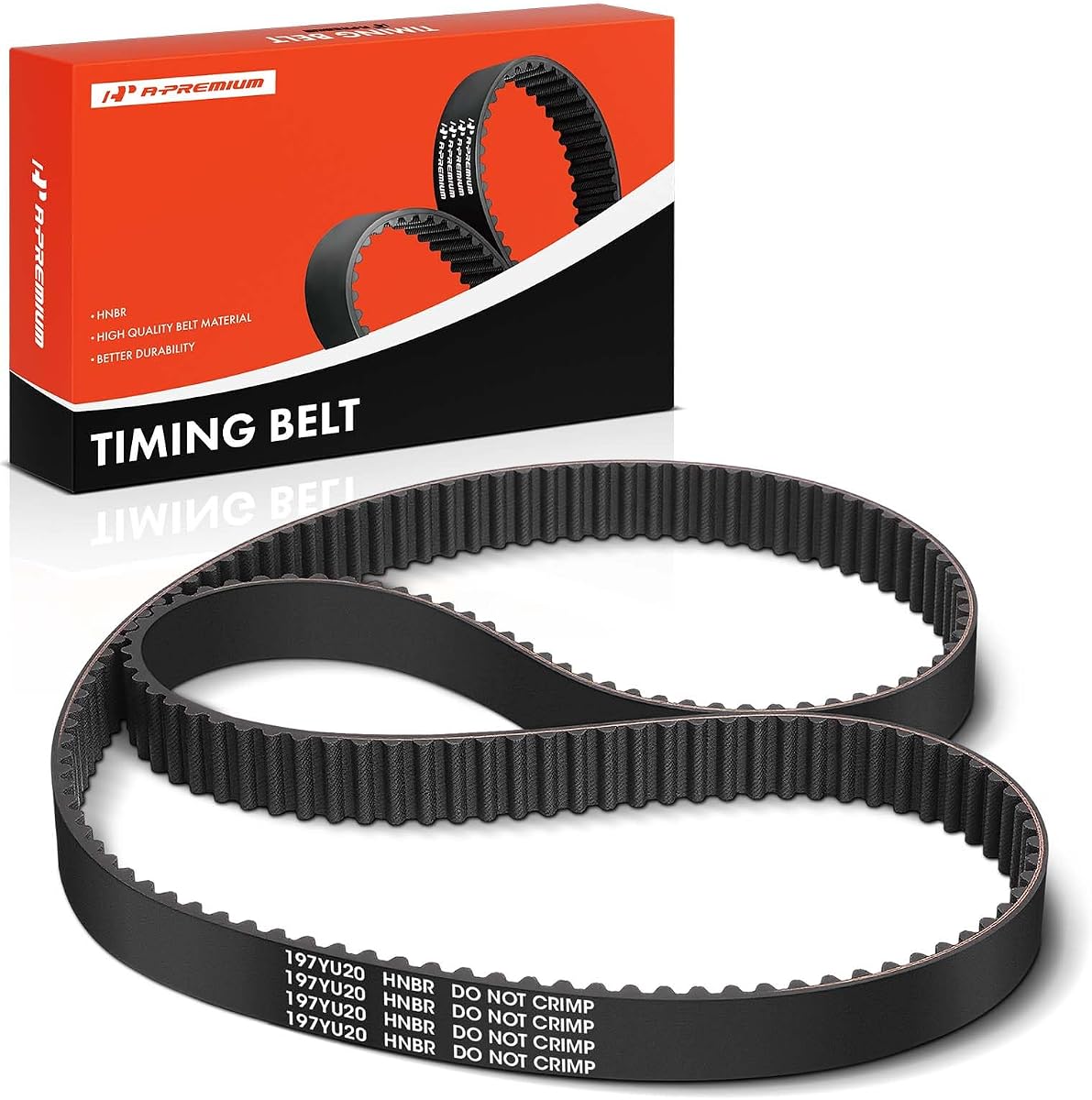 Engine Timing Belt Compatible with Honda, Acura | for Honda Accord 2003-2017, Odyssey, Pilot, Ridgeline, Crosstour & Acura MDX, RDX, RL, RLX, TL, TLX, TSX