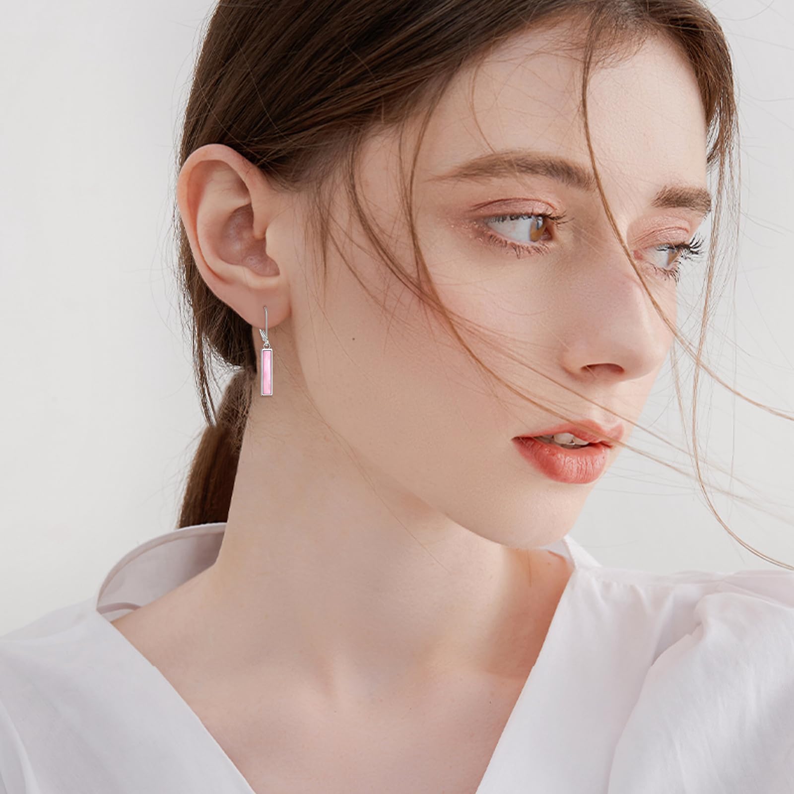YFN Pendientes de animales de plata de ley Dangle dulce animal joyas cumpleaños felicitaciones amor regalos para mujeres mamá abuela, Medio, Plata de ley, Sin piedra preciosa