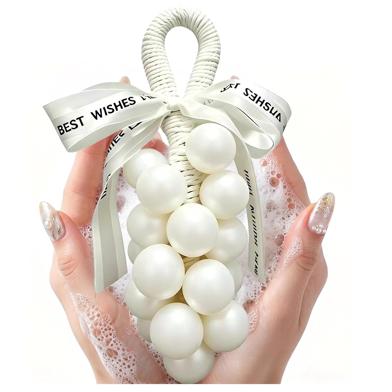 Grape Soap, Handmade DIY Grapes Cluster Shaped Soaps on a Rope