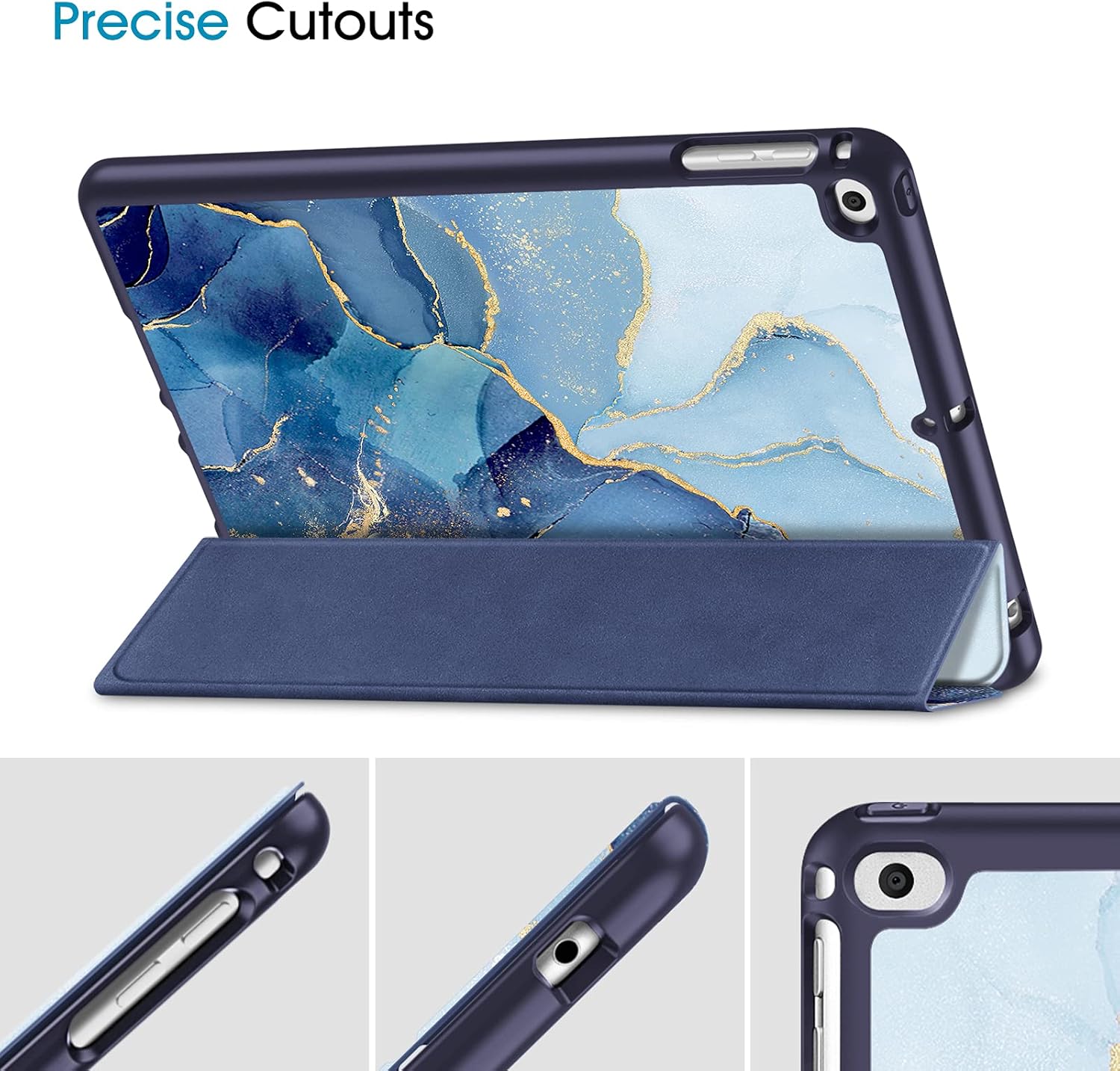 Case For Apple iPad 9.7'' 6th Gen 2018 with Pencil Holder